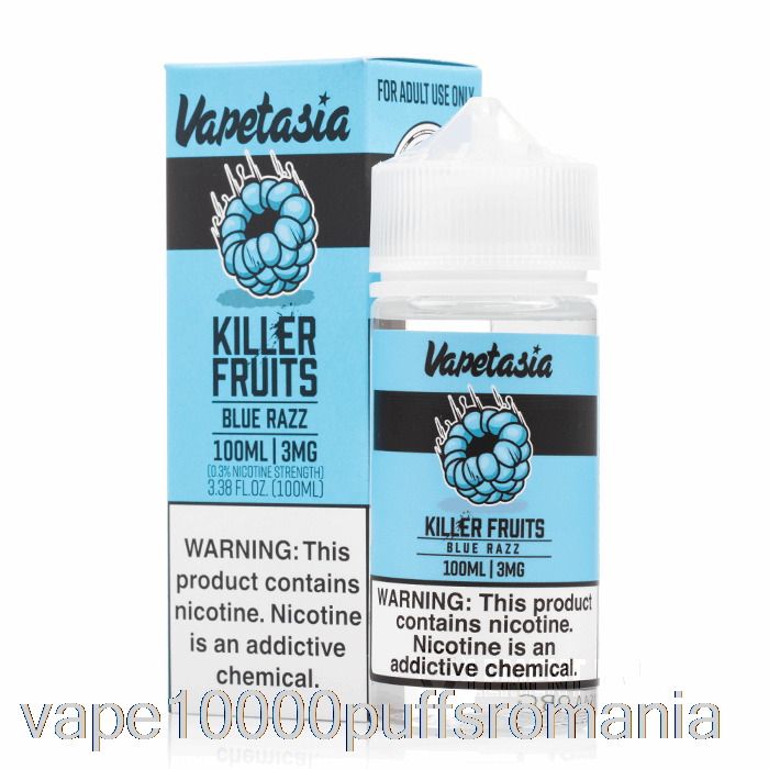 Vape Romania Blue Razz - Vapetasia - 100ml 6mg